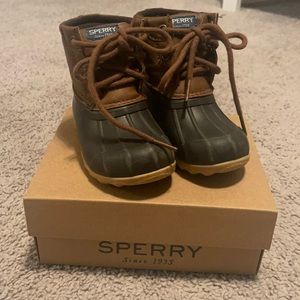 Toddler Sperry Top sider duck boots -size 6